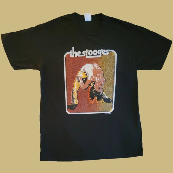 Iggy Pop "Iggy Bent Double" T-Shirt from 2011, Size Medium - Picture 1 of 5